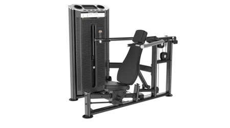 מכשיר לחיצת חזה\כתפיים בשיפוע מתכוונן- משקל מובנה